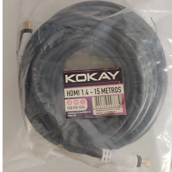 Cabo Hdmi 1.4 4K Ultra Hd 15 metros