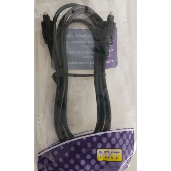 Cabo óptico digital Toslink 2 metros