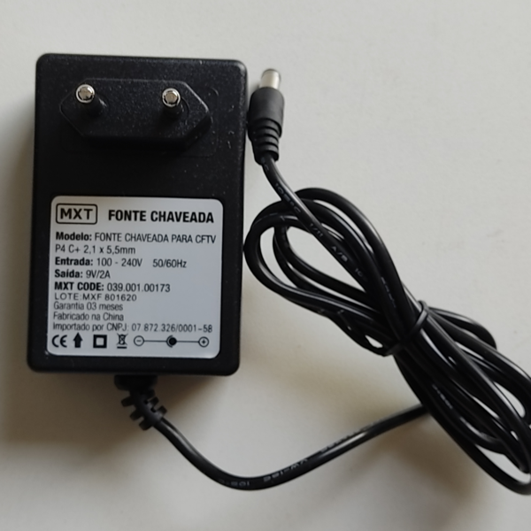 Fonte chaveada 9V 2A Mxt