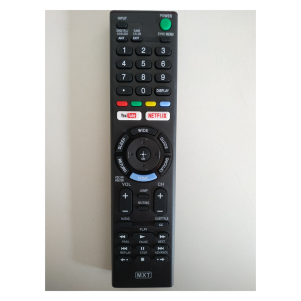 Controle Remoto TV SONY RMT-TX300 KD-43_49_55X705F TECLA NETFLIX E YOUTUBE