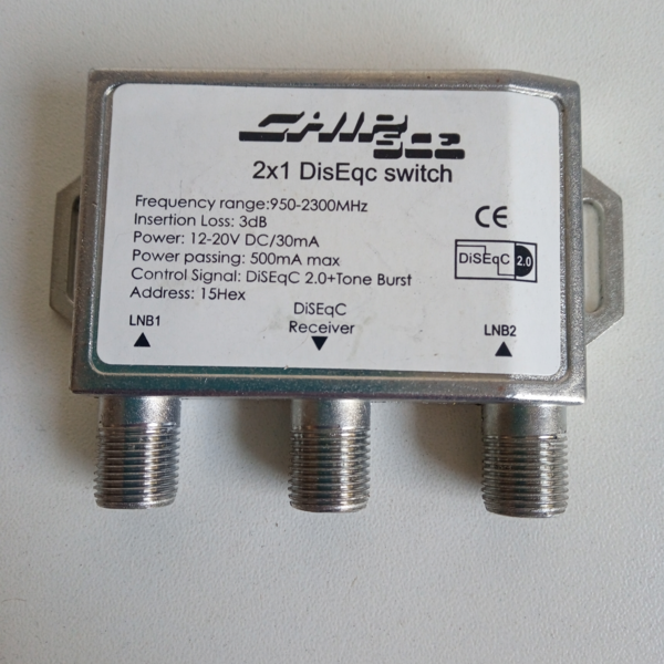 Chave DisEqc 2x1